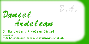 daniel ardelean business card
